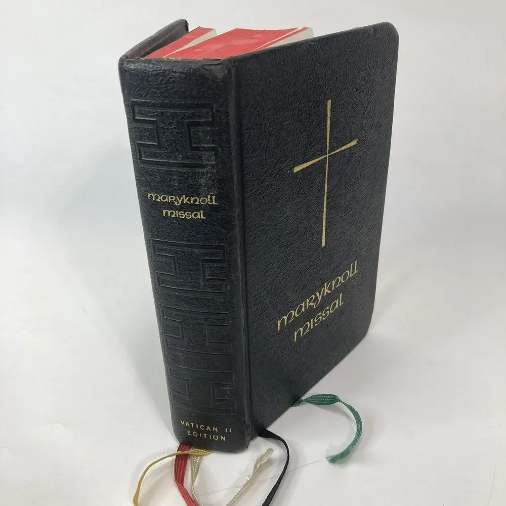 Maryknoll Missal Vatican II Edition 1966 P. J. Kenedy & Sons USA Notation inside